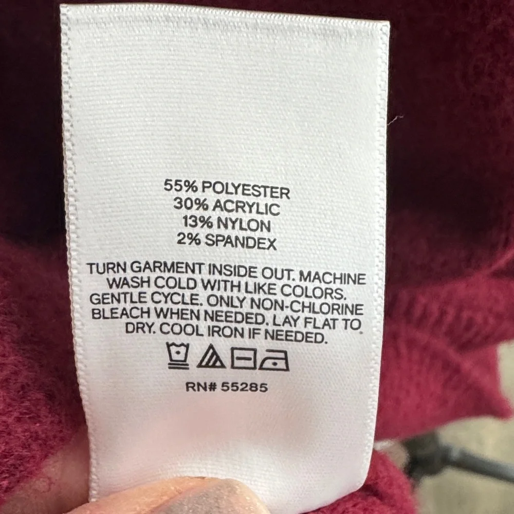 Express Maroon Sweater Large - Picture 7 of 8